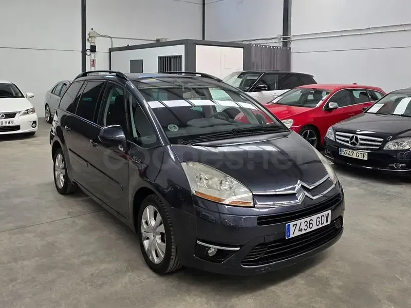 Usado Citroën Grand C4 Picasso Exclusive 110 CV (80 kW) 2009 Gris / plata Monovolumen