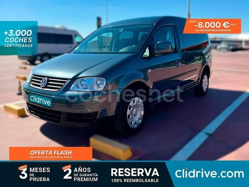 Verde Usado 2008 VW Caddy Monovolumen | 7290 € (Precio justo) - Imagen 1/3