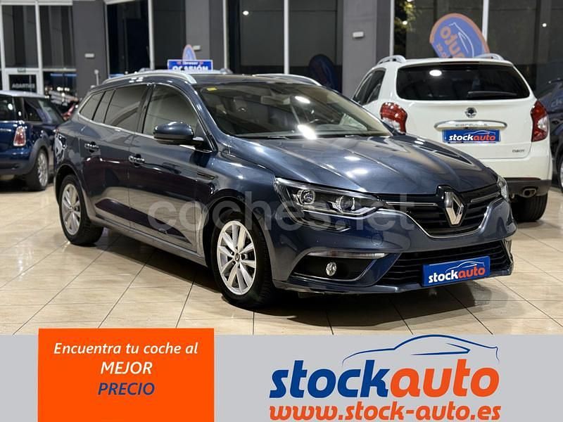 Gris / plata Usado 2018 Renault Mégane GrandTour LIMITED Familiar | 10.900 € (Precio justo) - Imagen 1/4
