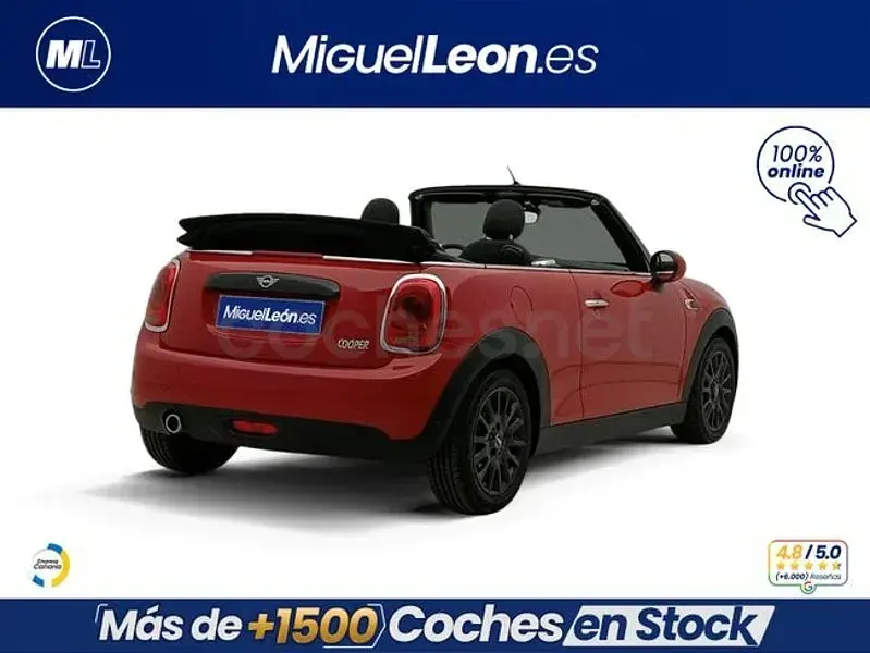 Usado Mini Cooper Cabriolet 136 CV (100 kW) 2020 Rojo Descapotable