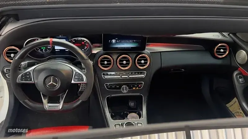 Usado Mercedes C63S AMG AMG 510 CV (375 kW) 2015 Blanco Berlina