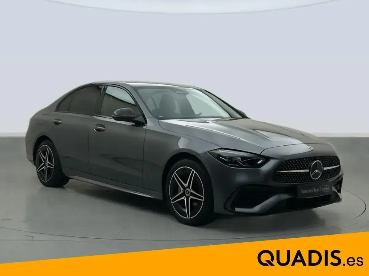 Usado Mercedes C300e AMG line 313 CV (230 kW) 2024 Gris Berlina