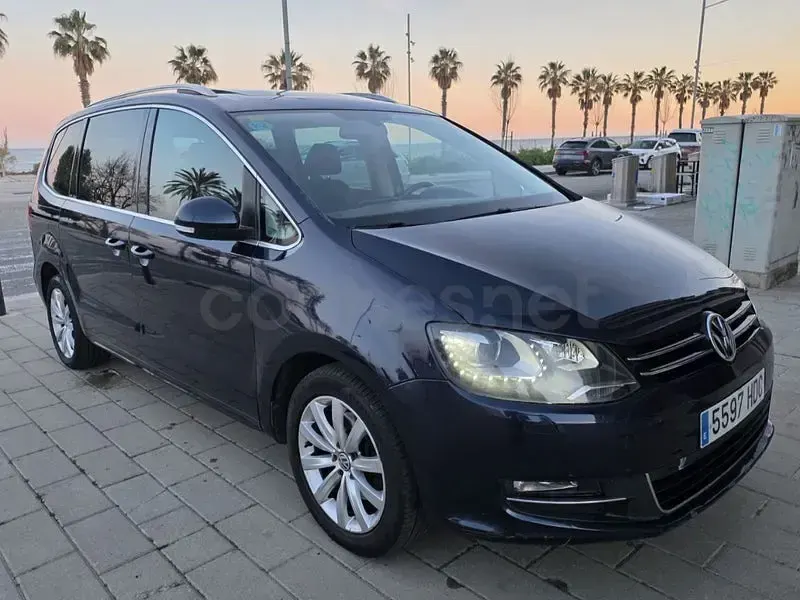 Usado VW Sharan Sport 150 CV (110 kW) 2011 Azul Monovolumen