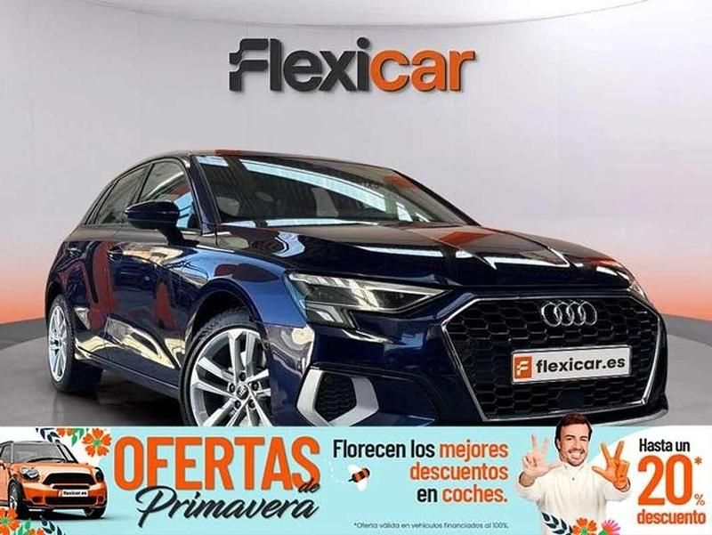 Usado Audi A3 Sportback 110 CV (80 kW) 2021 Azul Utilitario