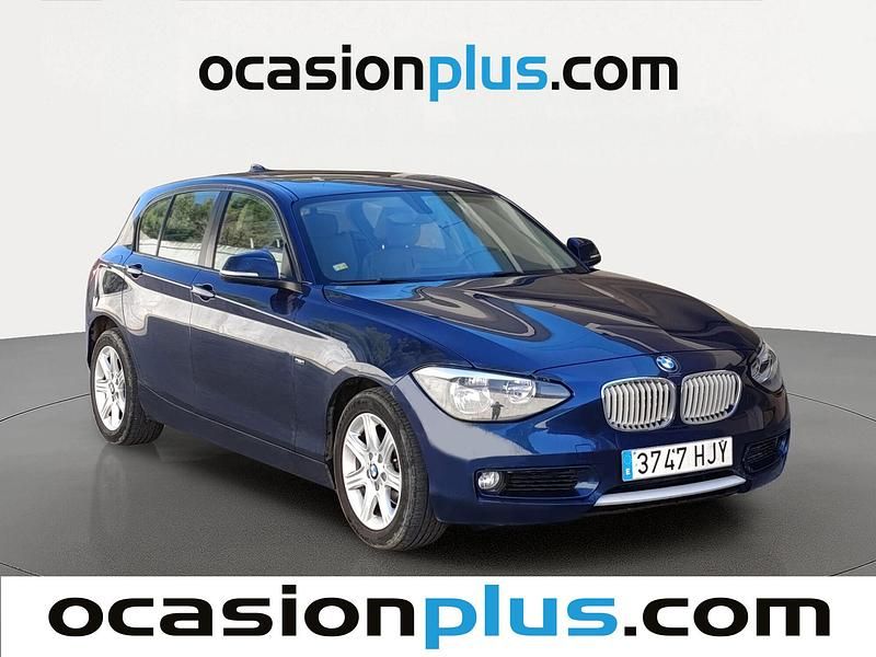 Usado BMW 116 116 CV (85 kW) 2012 Azul Utilitario