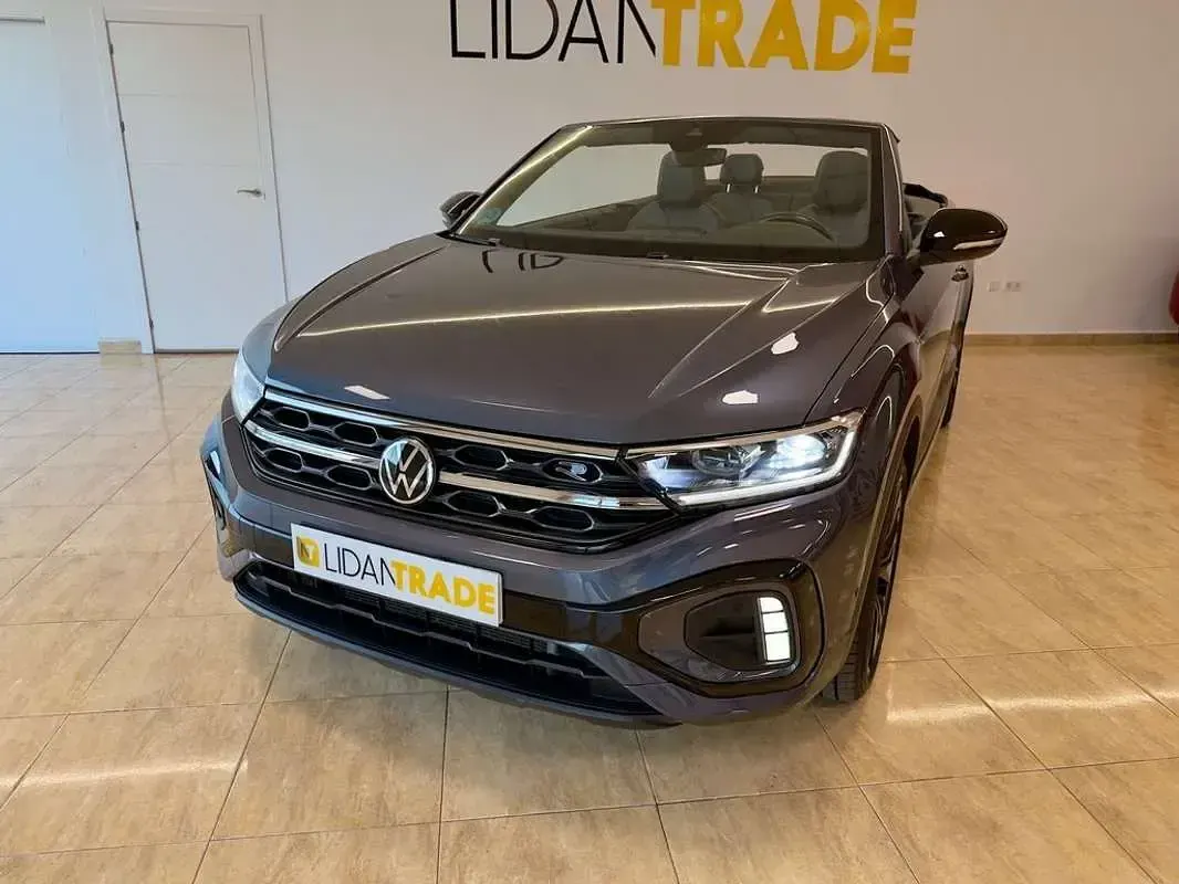 Usado VW T-Roc Cabriolet R-line 150 CV (110 kW) 2022 Gris Descapotable
