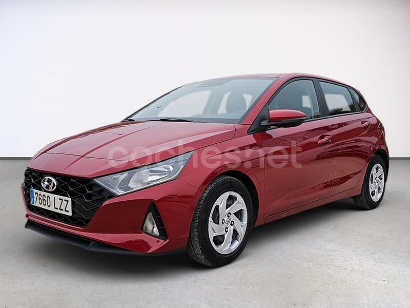 Rojo Usado 2022 Hyundai i20 Berlina | 14.809 € (Precio justo) - Imagen 1/4