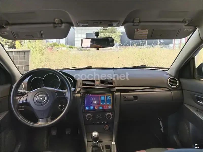 Usado Mazda 3 Active 105 CV (77 kW) 2005 Negro Berlina