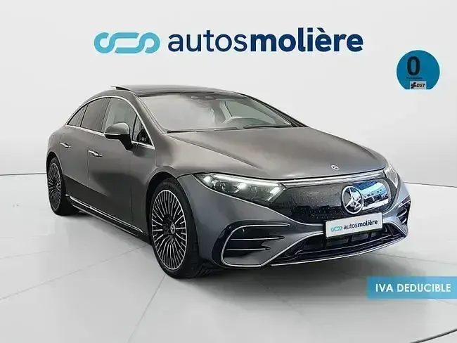 Usado Mercedes EQS580 400 kW (544 CV) 2022 Gris Berlina