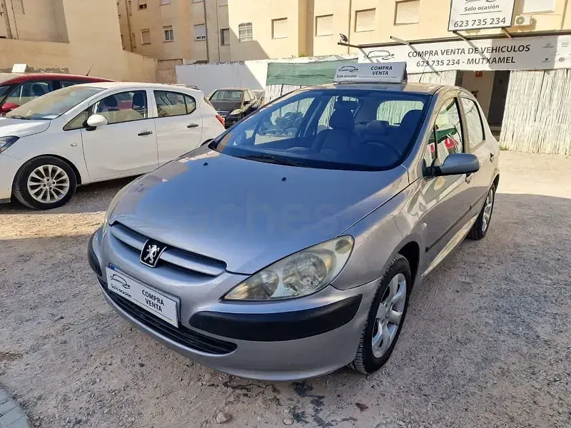 Usado Peugeot 307 110 CV (80 kW) 2004 Gris / plata Berlina