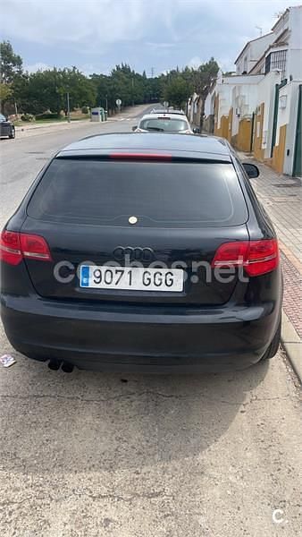 Negro Usado 2008 Audi A3 Sportback Ambiente Berlina | 6900 € (Buen precio) - Imagen 1/1