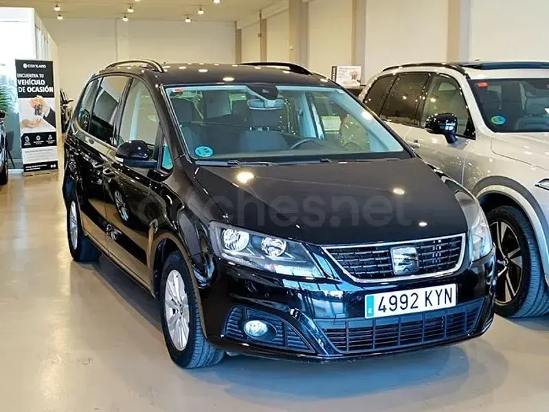 Usado Seat Alhambra Style 150 CV (110 kW) 2019 Negro Monovolumen