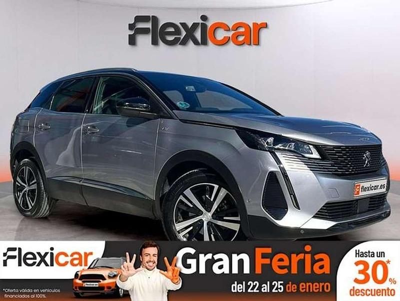 Gris Usado 2022 Peugeot 3008 GT SUV | 19.990 € (Un poco caro) - Imagen 1/4