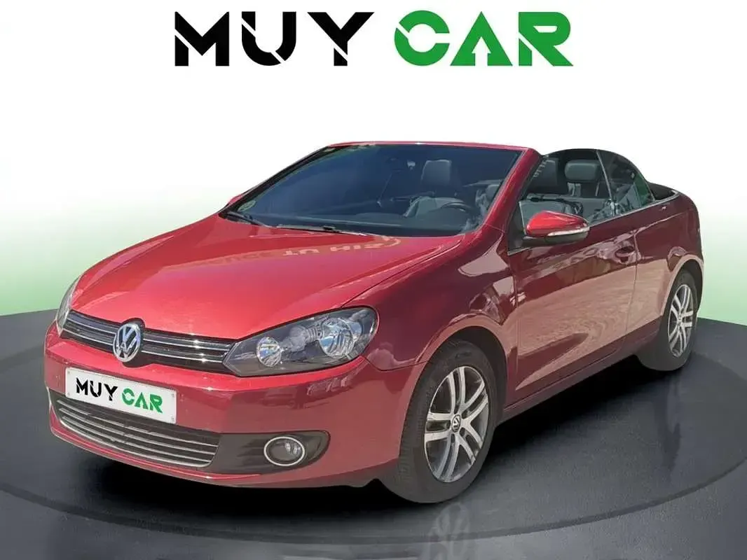 Usado VW Golf Cabriolet 105 CV (77 kW) 2013 Rojo Descapotable