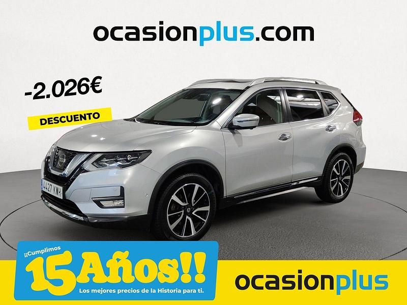 Gris Usado 2019 Nissan X-Trail Tekna SUV | 21.790 € (Precio justo) - Imagen 1/4