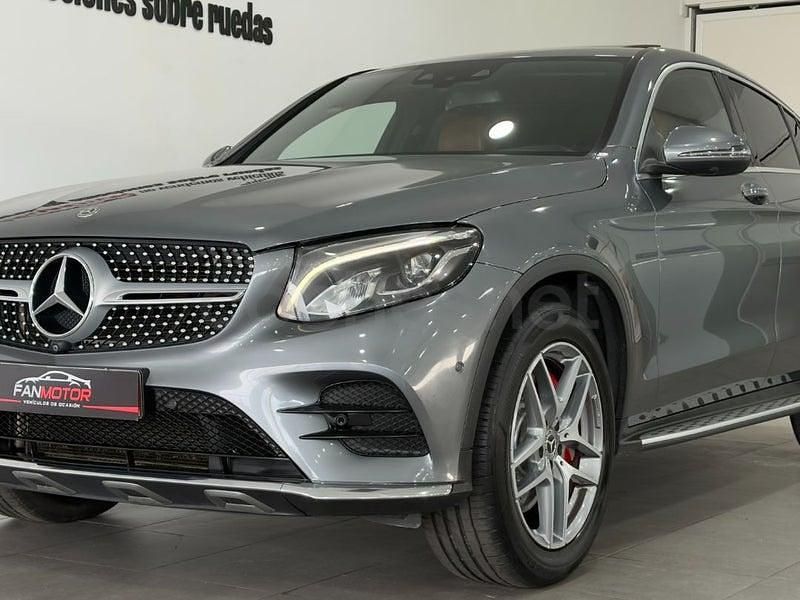 Usado Mercedes GLC350 258 CV (189 kW) 2017 Gris / plata Coupe
