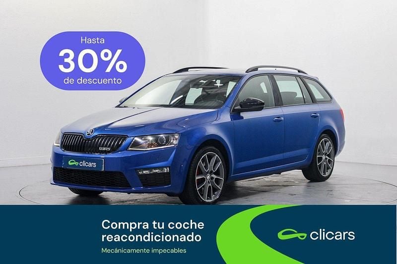 Usado Skoda Octavia RS 184 CV (135 kW) 2016 Azul Utilitario
