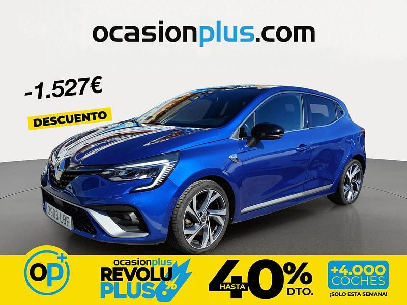 Usado Renault Clio IV RS Line 100 CV (73 kW) 2019 Azul Berlina