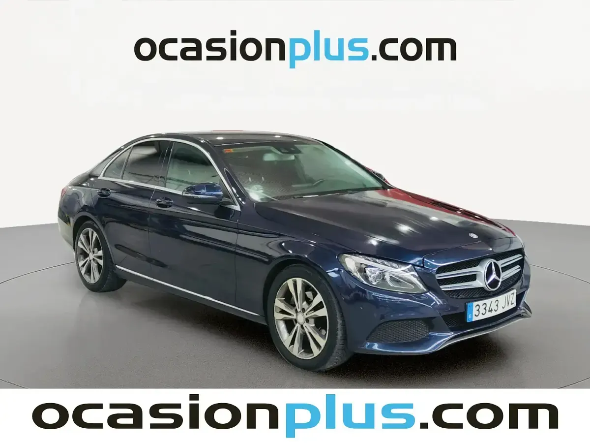 Käytetty Mercedes C220 170 HP (125 kW) 2017 Sininen Sedan