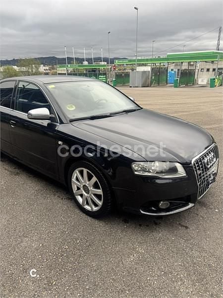 Usado Audi A4 S-Line 170 CV (125 kW) 2008 Negro Berlina