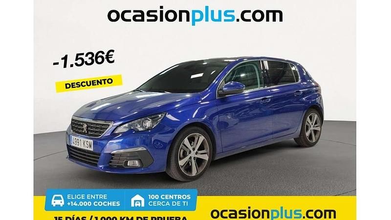 Azul Usado 2018 Peugeot 308 Allure Utilitario | 14.537 € (Caro) - Imagen 1/4