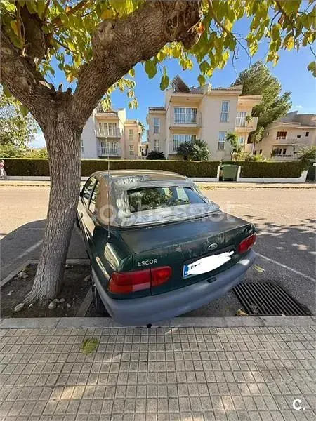 Usado Ford Escort Cabriolet 90 CV (66 kW) 1995 Verde Descapotable