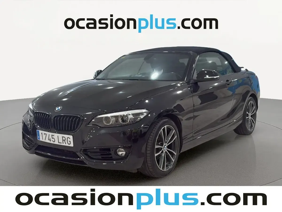 Usado BMW 218 136 CV (100 kW) 2019 Negro Descapotable