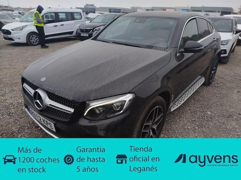 Usado Mercedes GLC220 170 CV (125 kW) 2018 Negro Coupe