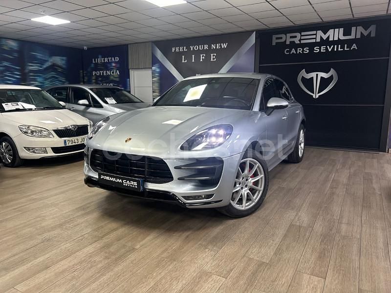 Usado Porsche Macan Turbo 400 CV (294 kW) 2015 Gris / plata SUV