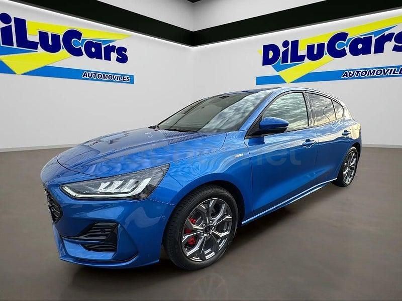 Usado Ford Focus ST-Line 125 CV (91 kW) 2022 Azul Berlina