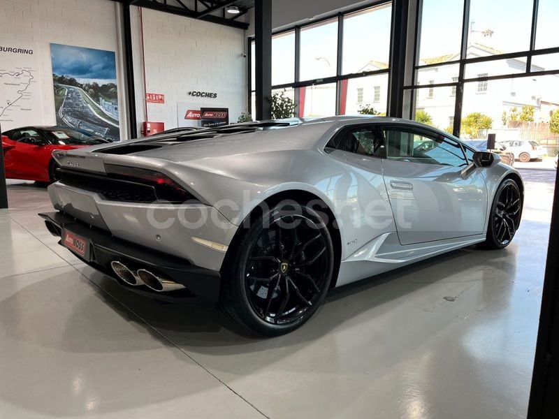 Usado Lamborghini Huracán 610 CV (448 kW) 2014 Gris / plata Coupe