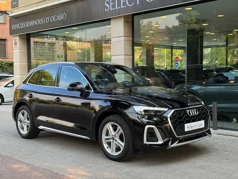 Usado Audi Q5 S-Line 163 CV (119 kW) 2021 Negro SUV