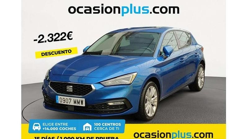 Azul Usado 2024 Seat Leon Style Utilitario | 23.228 € (Precio justo) - Imagen 1/4