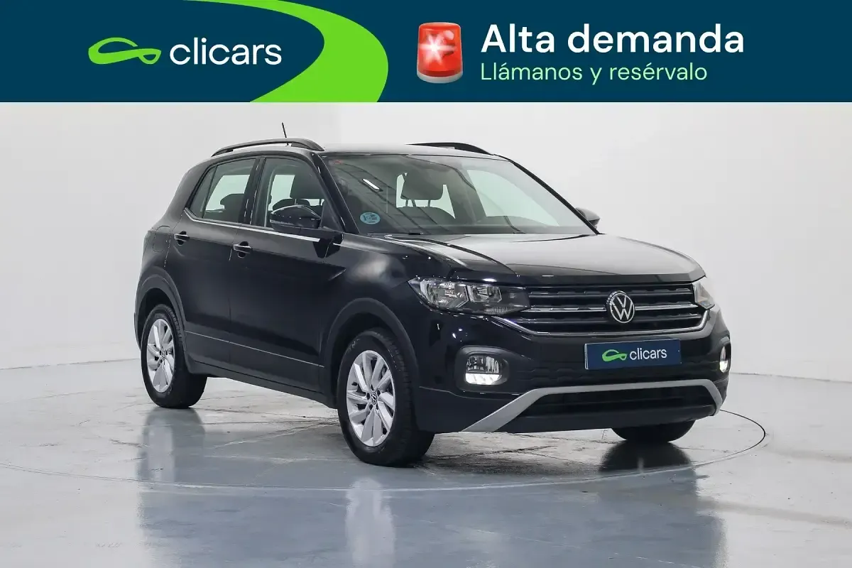 Usado VW T-Cross Advance 110 CV (80 kW) 2021 Negro SUV