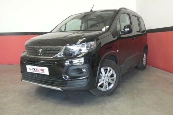 Negro Usado 2021 Peugeot Rifter Allure Monovolumen | 17.550 € (Precio justo) - Imagen 1/4