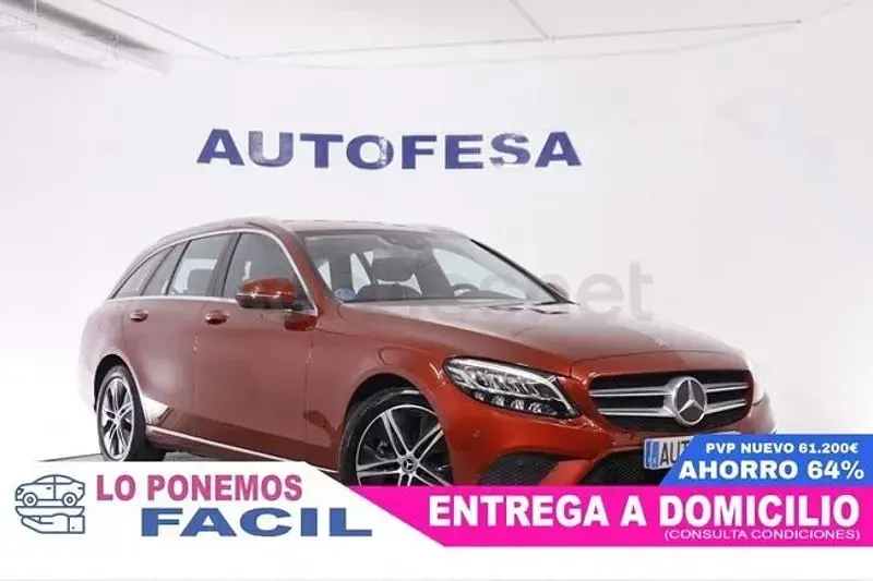 Usado Mercedes C200 184 CV (135 kW) 2020 Rojo Familiar
