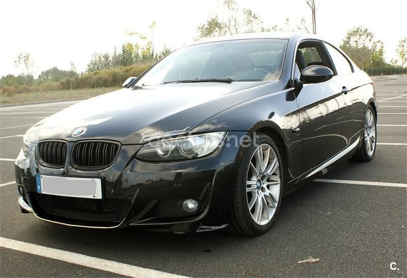 Negro Usado 2008 BMW 320 Coupe | 8200 € (Precio justo) - Imagen 1/4