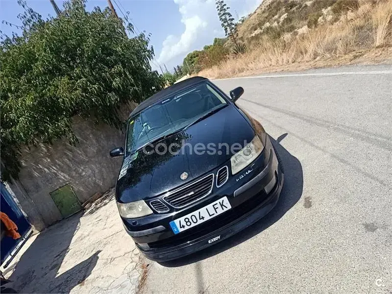 Usado Saab 9-3 Aero 210 CV (154 kW) 2004 Negro Descapotable