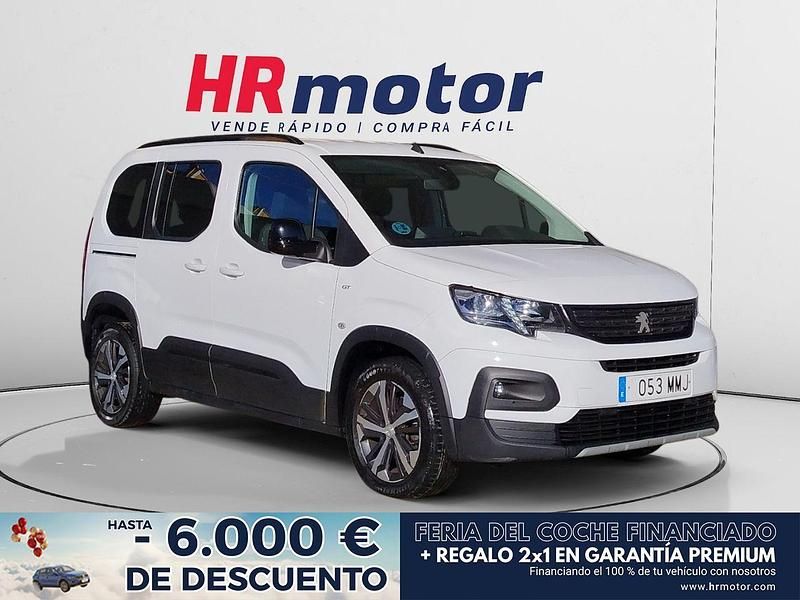 Blanco Usado 2023 Peugeot Rifter GT Monovolumen | 21.740 € (Precio justo) - Imagen 1/4