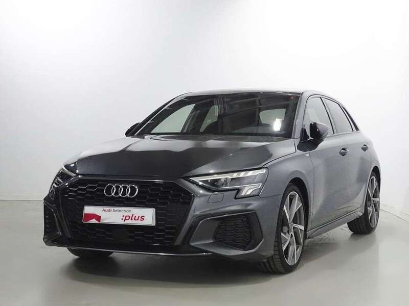 Gris Usado 2021 Audi A3 Sportback Ambiente Utilitario | 28.300 € (Caro) - Imagen 1/4