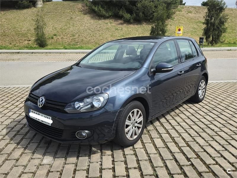 Usado VW Golf VI 102 CV (75 kW) 2009 Azul Utilitario