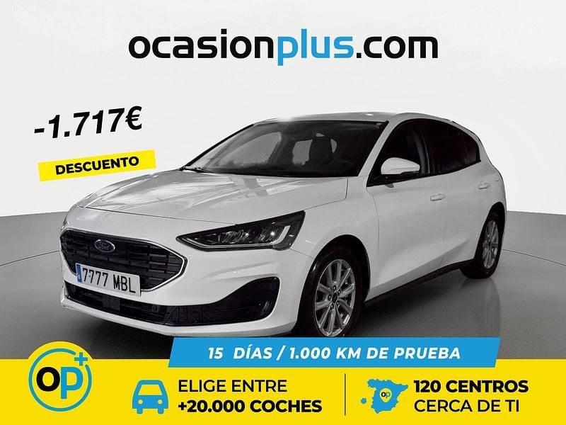 Blanco Usado 2022 Ford Focus Trend+ Berlina | 16.690 € (Precio justo) - Imagen 1/4