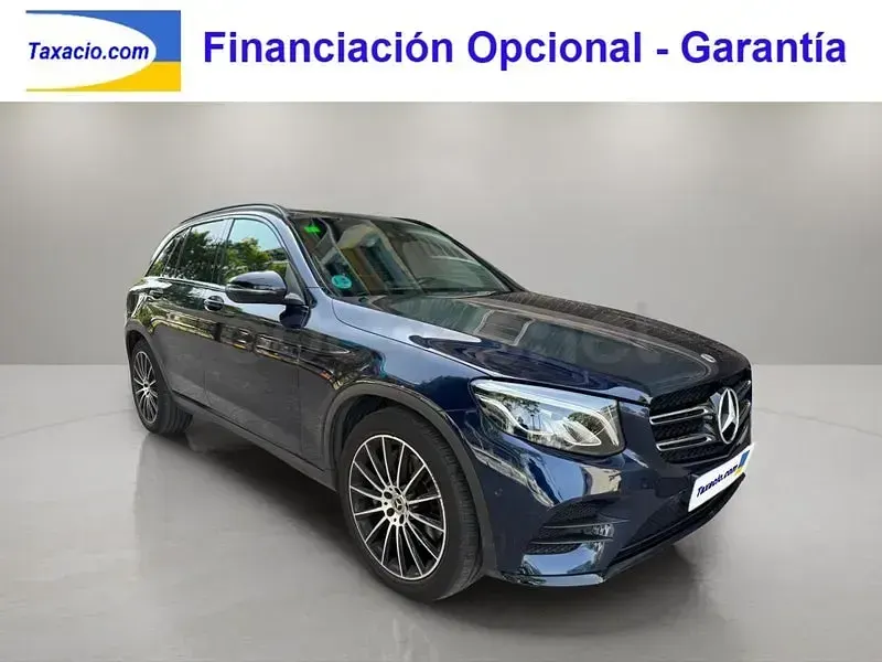 Usado Mercedes GLC250 211 CV (155 kW) 2018 Azul SUV