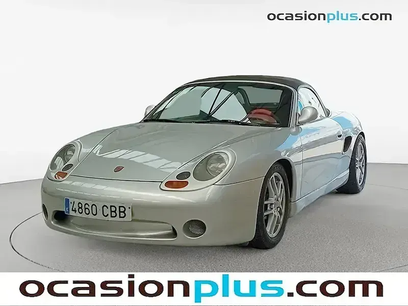 Usado Porsche Boxster 220 CV (161 kW) 2002 Gris plata Descapotable