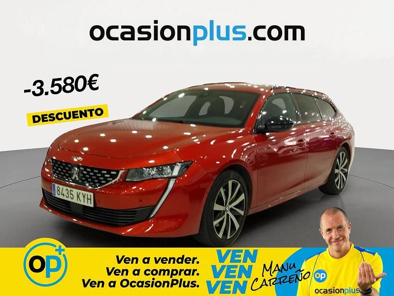 Usado Peugeot 508 GT-line 180 CV (132 kW) 2019 Rojo Familiar