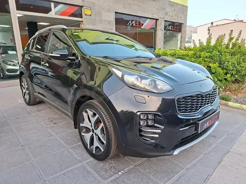 Usado Kia Sportage GT-Line 177 CV (130 kW) 2016 Negro SUV