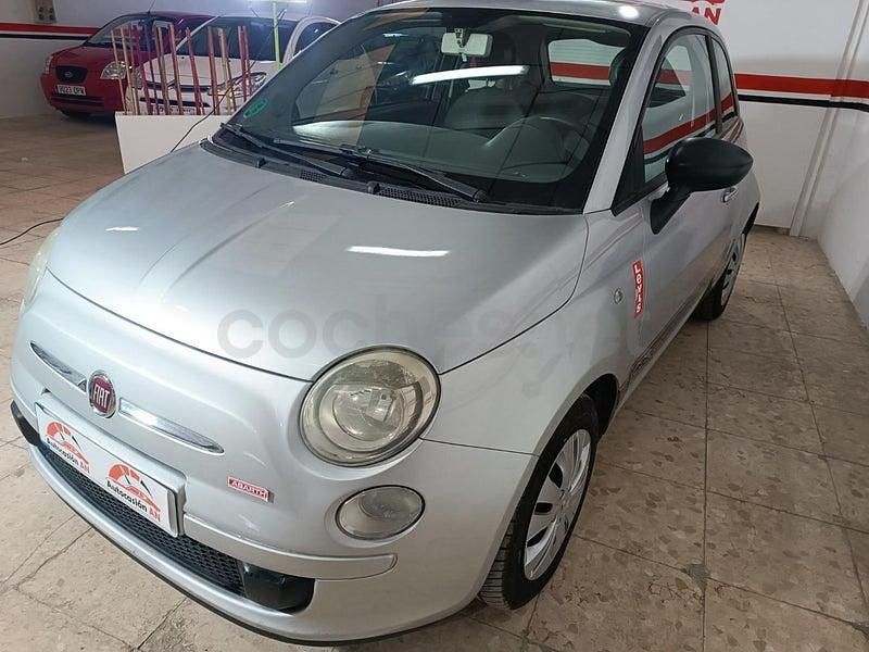Usado Fiat 500 Pop 69 CV (50 kW) 2009 Gris / plata Descapotable