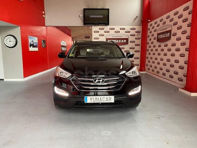 Usado Hyundai Santa Fe 150 CV (110 kW) 2013 Negro SUV