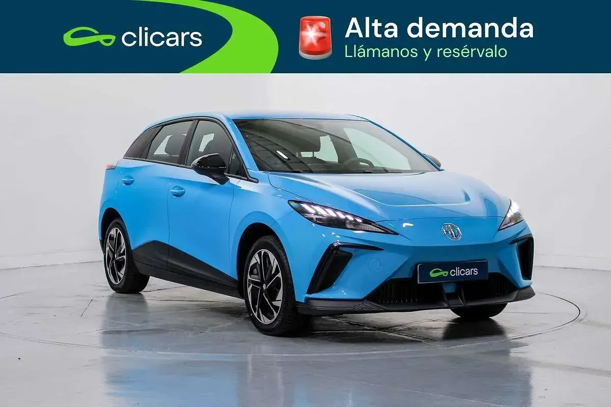 Usado MG MG4 EV 125 kW (170 CV) 2023 Azul Utilitario