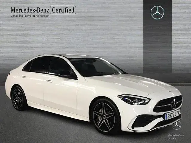 Usado Mercedes C220 200 CV (147 kW) 2022 Blanco polar